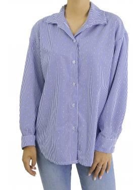 Camicia a righe con brillantini Emi